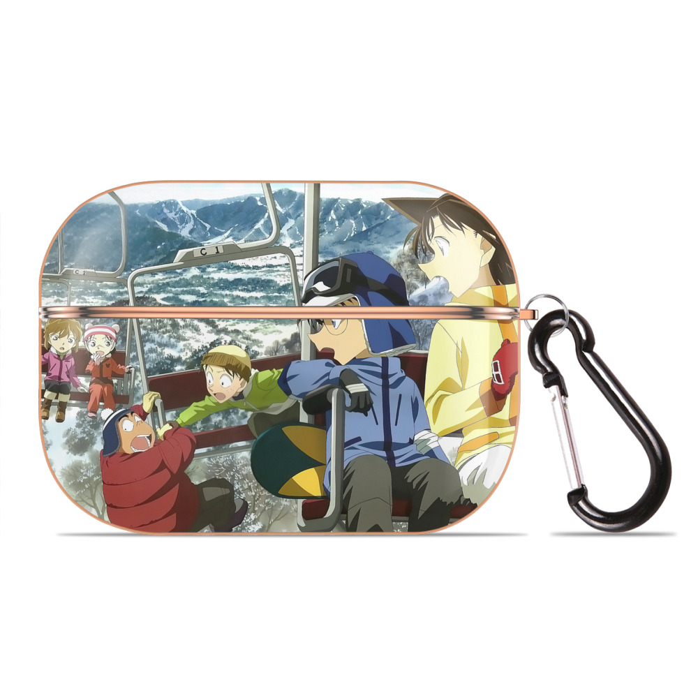 （画像用） 名探偵コナン Detective Conan 【AirPods Pro用】ハードシェル保護ケース｜耐衝撃・防指紋・カラビナ付き商品仕様