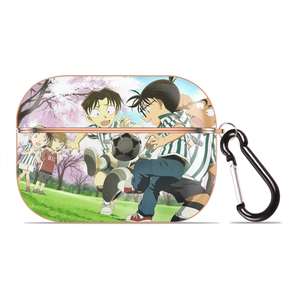 （画像用） 名探偵コナン Detective Conan 【AirPods Pro用】ハードシェル保護ケース｜耐衝撃・防指紋・カラビナ付き商品仕様
