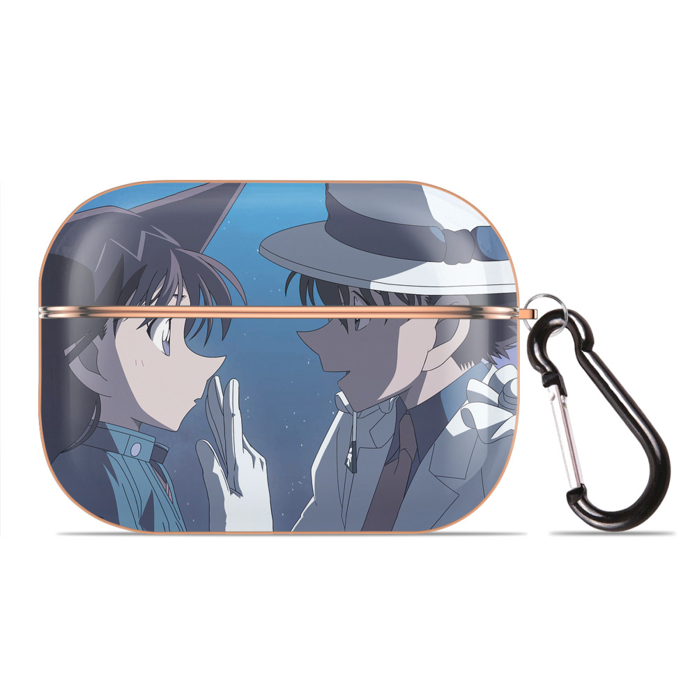 （画像用） 名探偵コナン Detective Conan 【AirPods Pro用】ハードシェル保護ケース｜耐衝撃・防指紋・カラビナ付き商品仕様