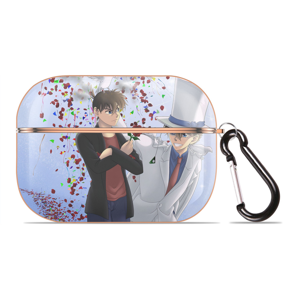 （画像用） 名探偵コナン Detective Conan 【AirPods Pro用】ハードシェル保護ケース｜耐衝撃・防指紋・カラビナ付き商品仕様