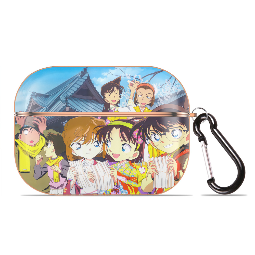（画像用） 名探偵コナン Detective Conan 【AirPods Pro用】ハードシェル保護ケース｜耐衝撃・防指紋・カラビナ付き商品仕様
