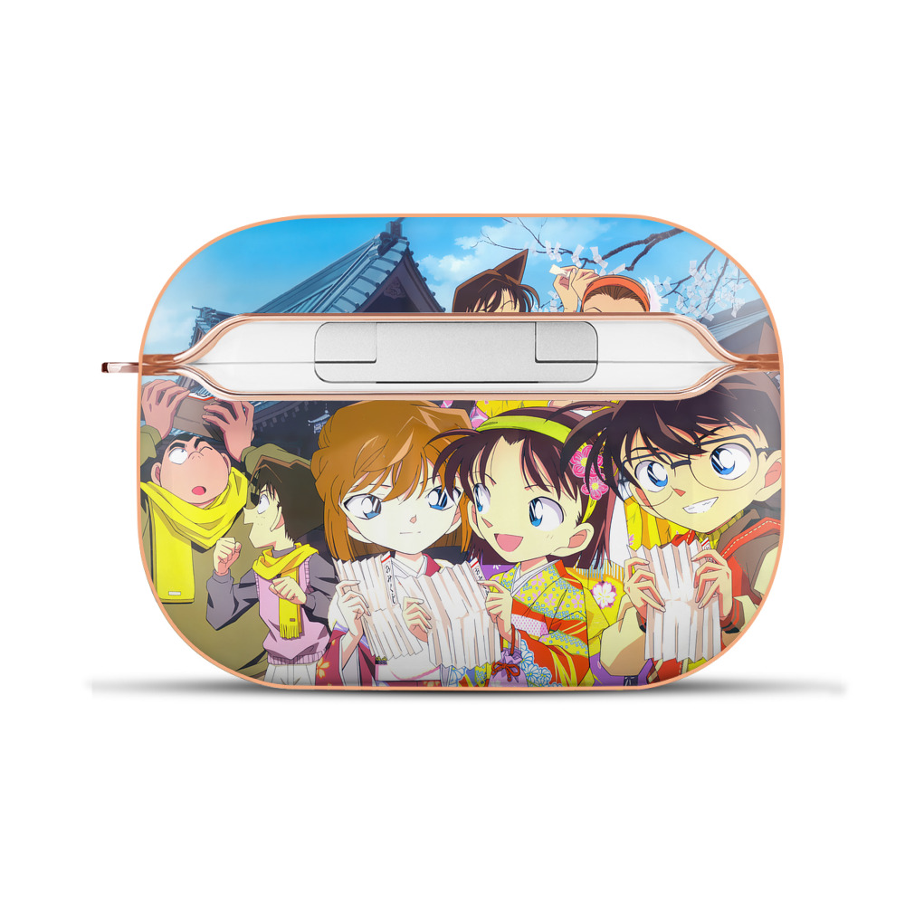 （画像用） 名探偵コナン Detective Conan 【AirPods Pro用】ハードシェル保護ケース｜耐衝撃・防指紋・カラビナ付き商品仕様