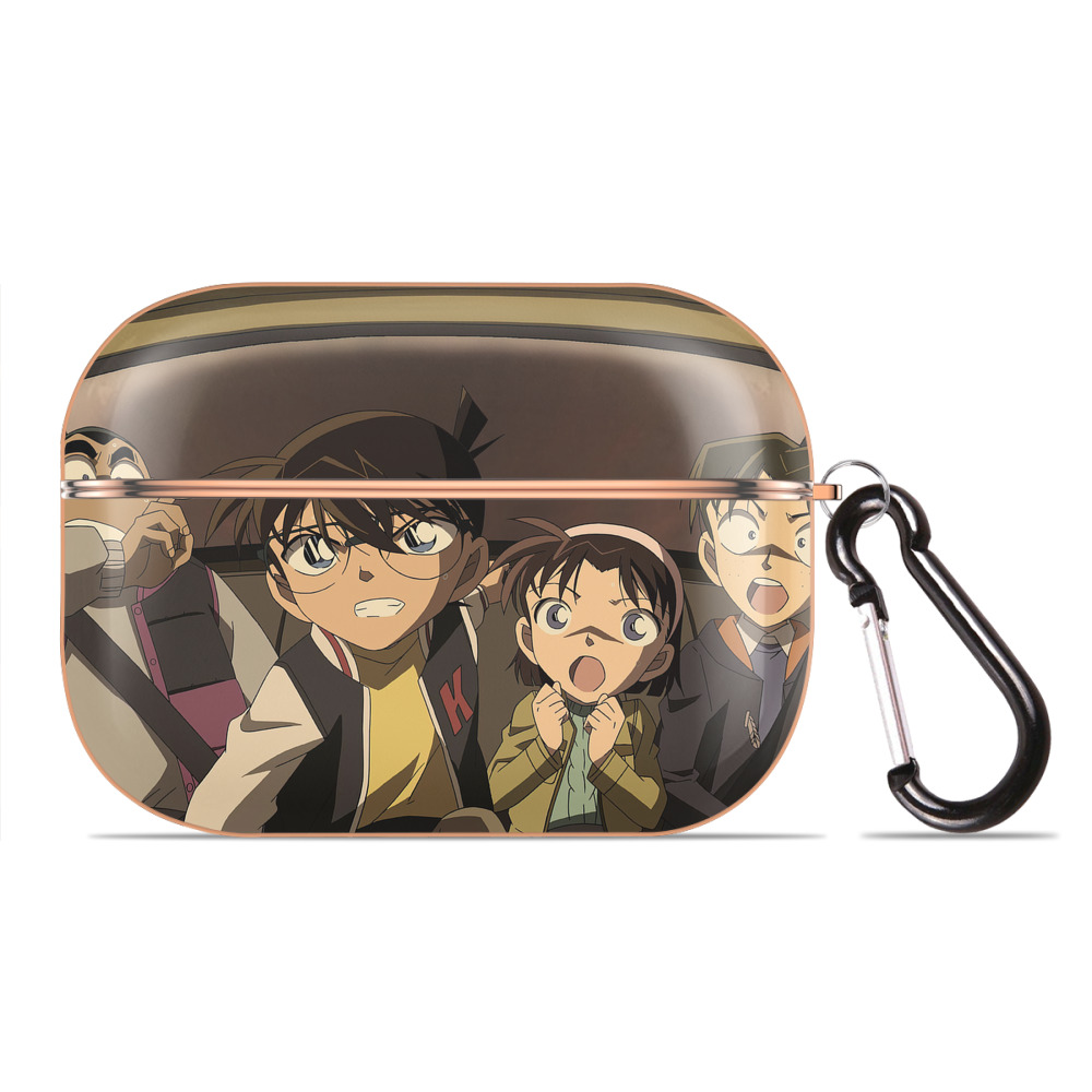 （画像用） 名探偵コナン Detective Conan 【AirPods Pro用】ハードシェル保護ケース｜耐衝撃・防指紋・カラビナ付き商品仕様