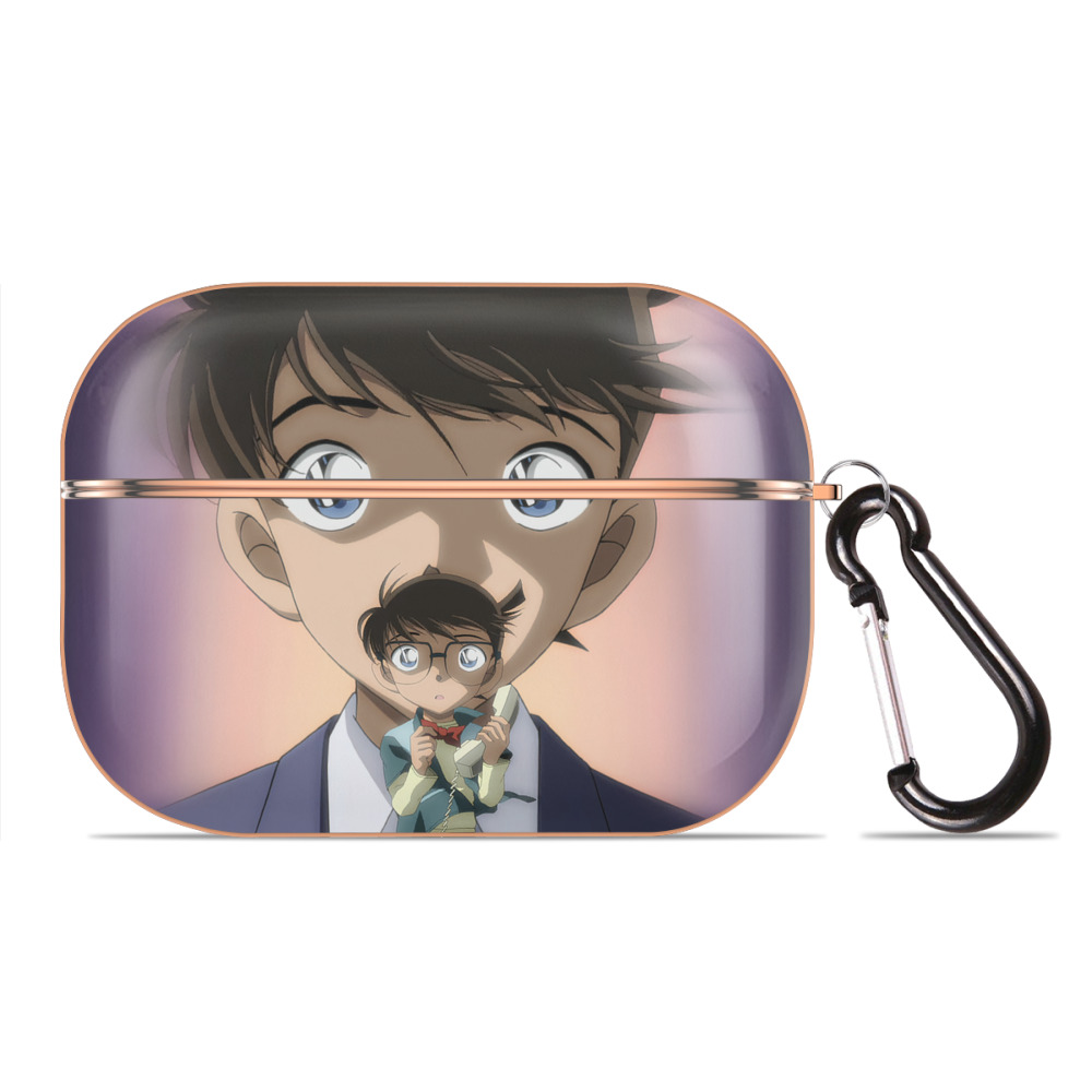 （画像用） 名探偵コナン Detective Conan 【AirPods Pro用】ハードシェル保護ケース｜耐衝撃・防指紋・カラビナ付き商品仕様