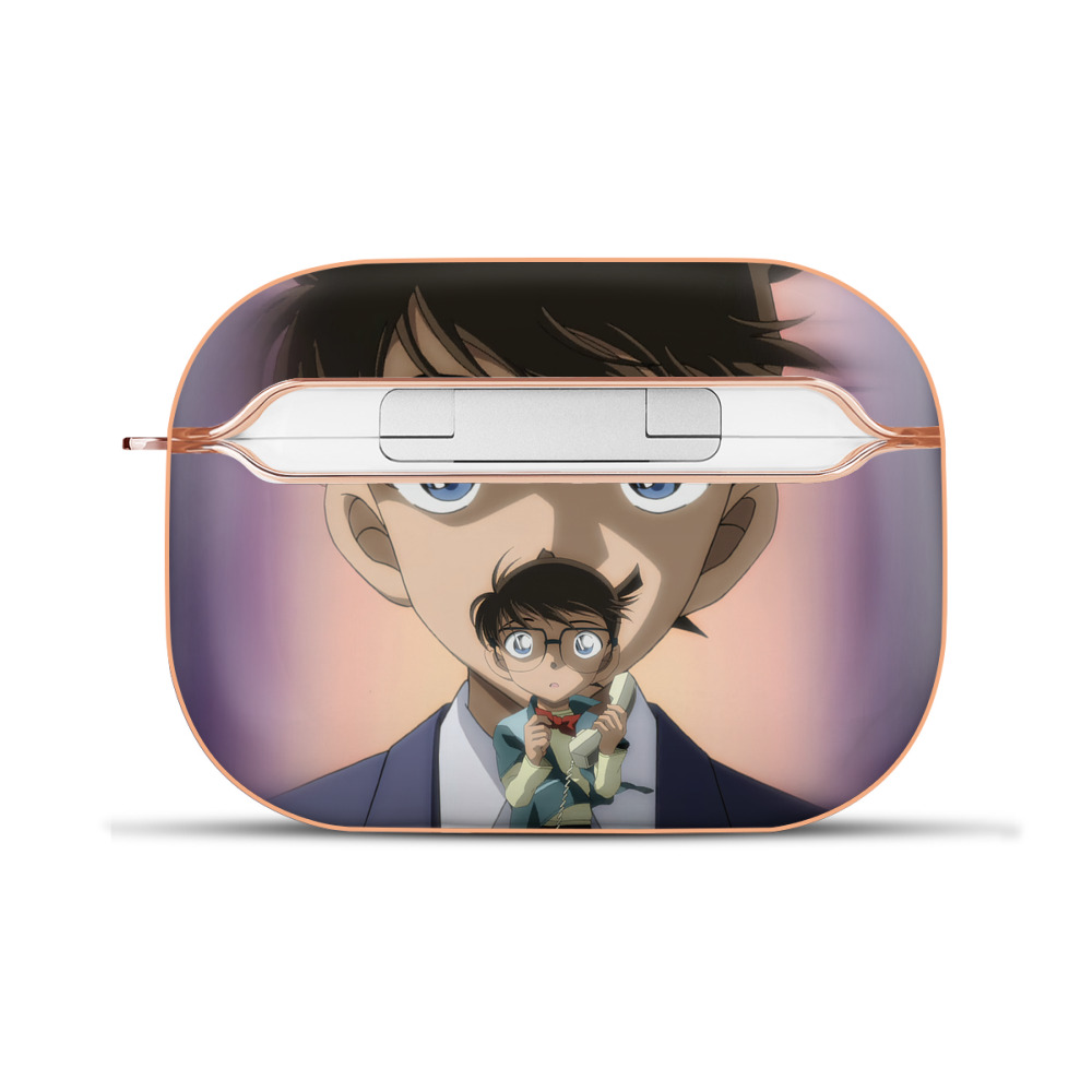 （画像用） 名探偵コナン Detective Conan 【AirPods Pro用】ハードシェル保護ケース｜耐衝撃・防指紋・カラビナ付き商品仕様