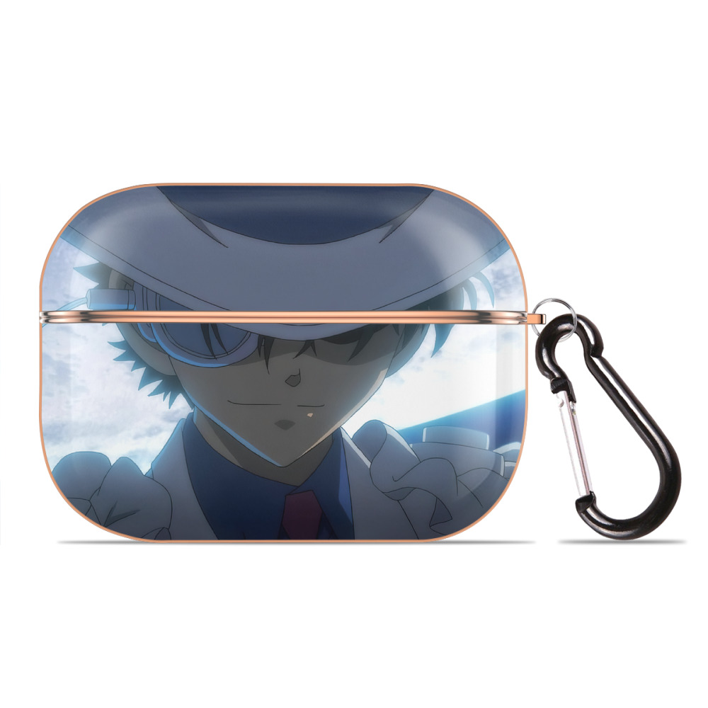 （画像用） 名探偵コナン Detective Conan 【AirPods Pro用】ハードシェル保護ケース｜耐衝撃・防指紋・カラビナ付き商品仕様
