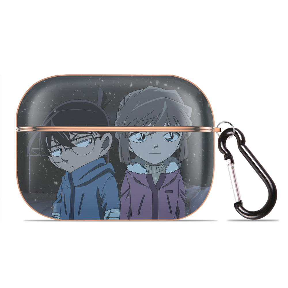 （画像用） 名探偵コナン Detective Conan 【AirPods Pro用】ハードシェル保護ケース｜耐衝撃・防指紋・カラビナ付き商品仕様
