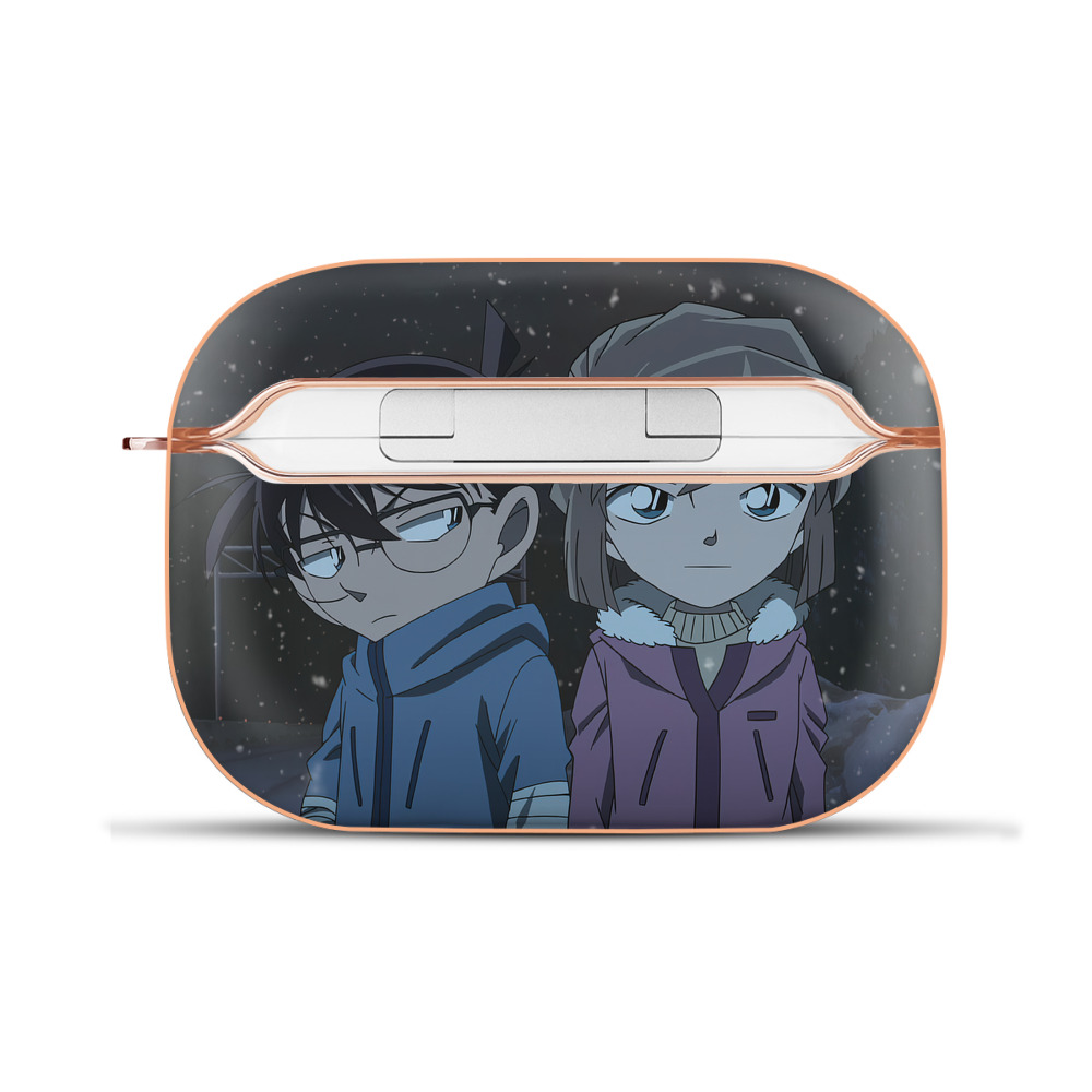 （画像用） 名探偵コナン Detective Conan 【AirPods Pro用】ハードシェル保護ケース｜耐衝撃・防指紋・カラビナ付き商品仕様