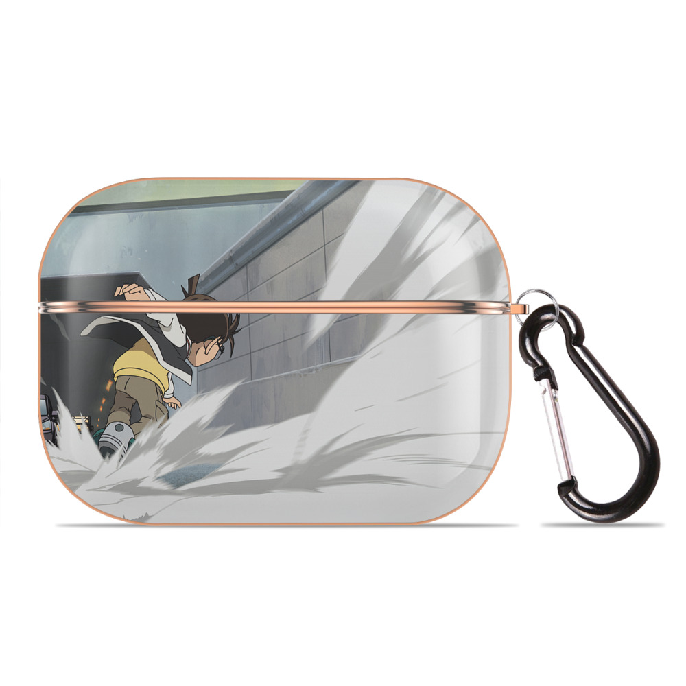 （画像用） 名探偵コナン Detective Conan 【AirPods Pro用】ハードシェル保護ケース｜耐衝撃・防指紋・カラビナ付き商品仕様