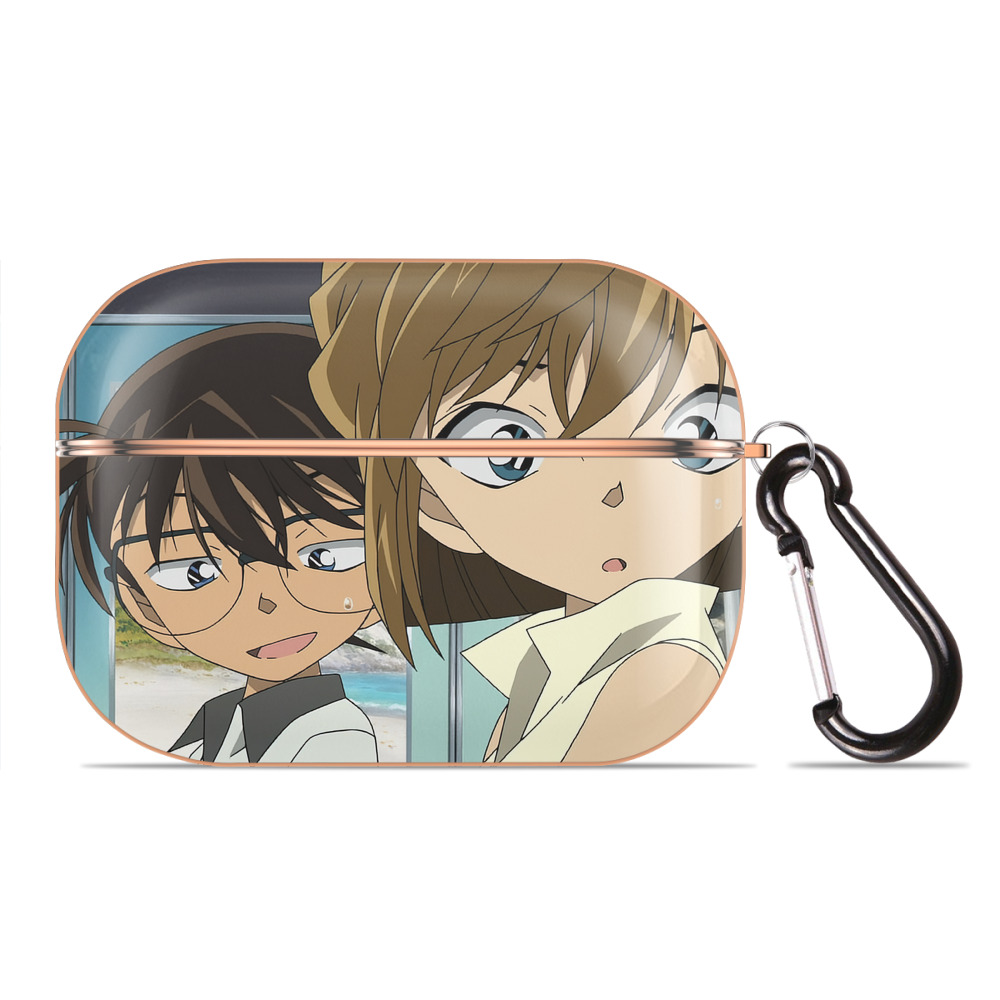 （画像用） 名探偵コナン Detective Conan 【AirPods Pro用】ハードシェル保護ケース｜耐衝撃・防指紋・カラビナ付き商品仕様