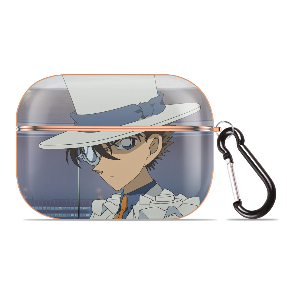 （画像用） 名探偵コナン Detective Conan 【AirPods Pro用】ハードシェル保護ケース｜耐衝撃・防指紋・カラビナ付き商品仕様