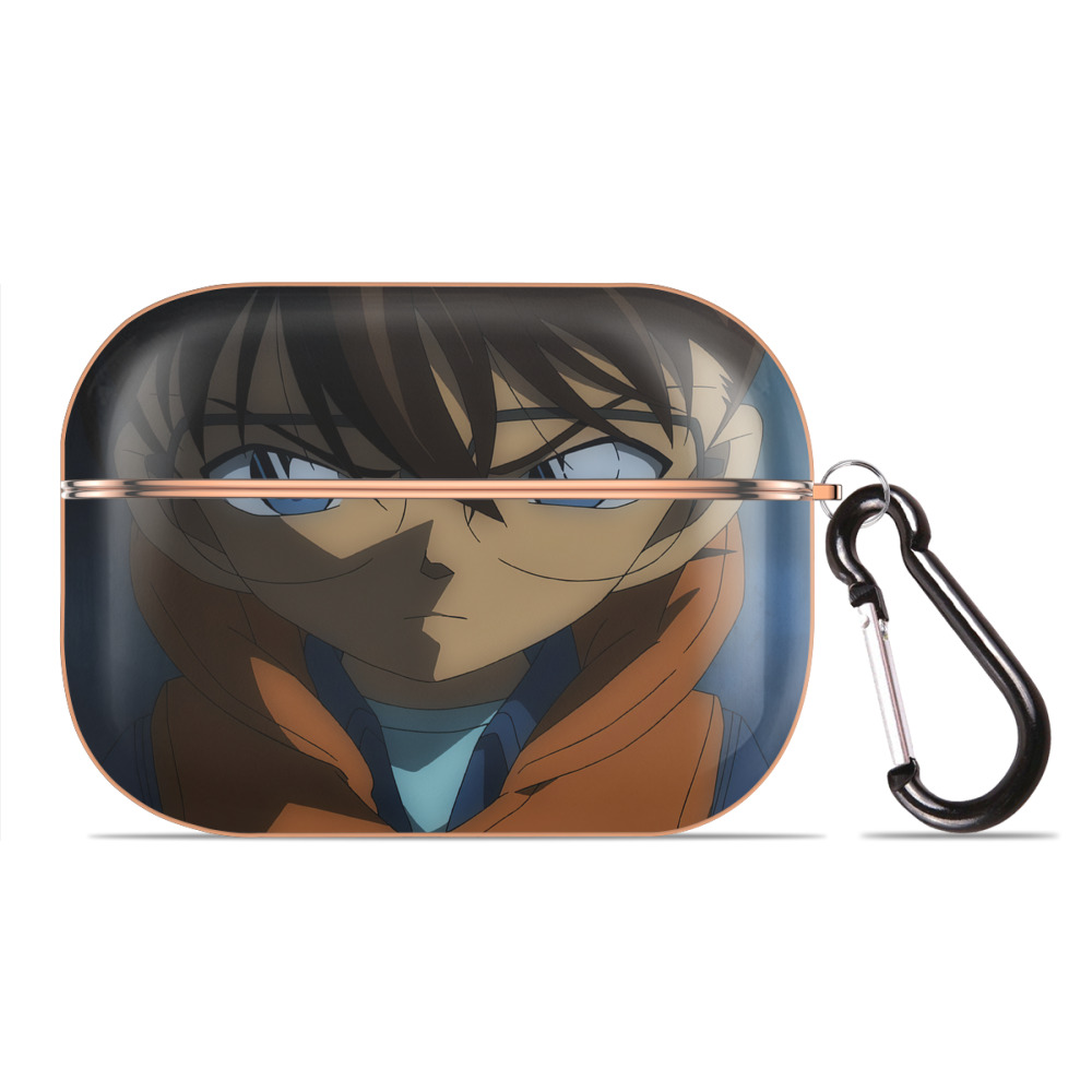（画像用） 名探偵コナン Detective Conan 【AirPods Pro用】ハードシェル保護ケース｜耐衝撃・防指紋・カラビナ付き商品仕様