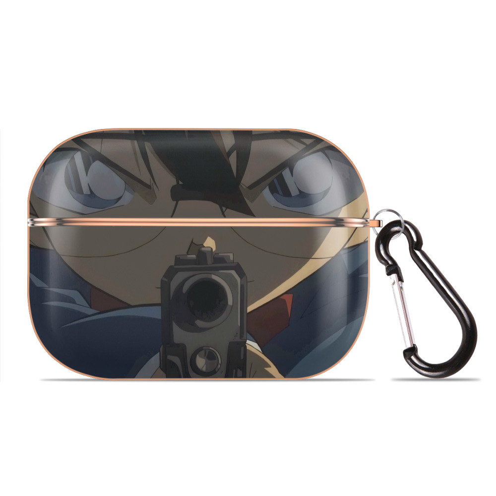 （画像用） 名探偵コナン Detective Conan 【AirPods Pro用】ハードシェル保護ケース｜耐衝撃・防指紋・カラビナ付き商品仕様