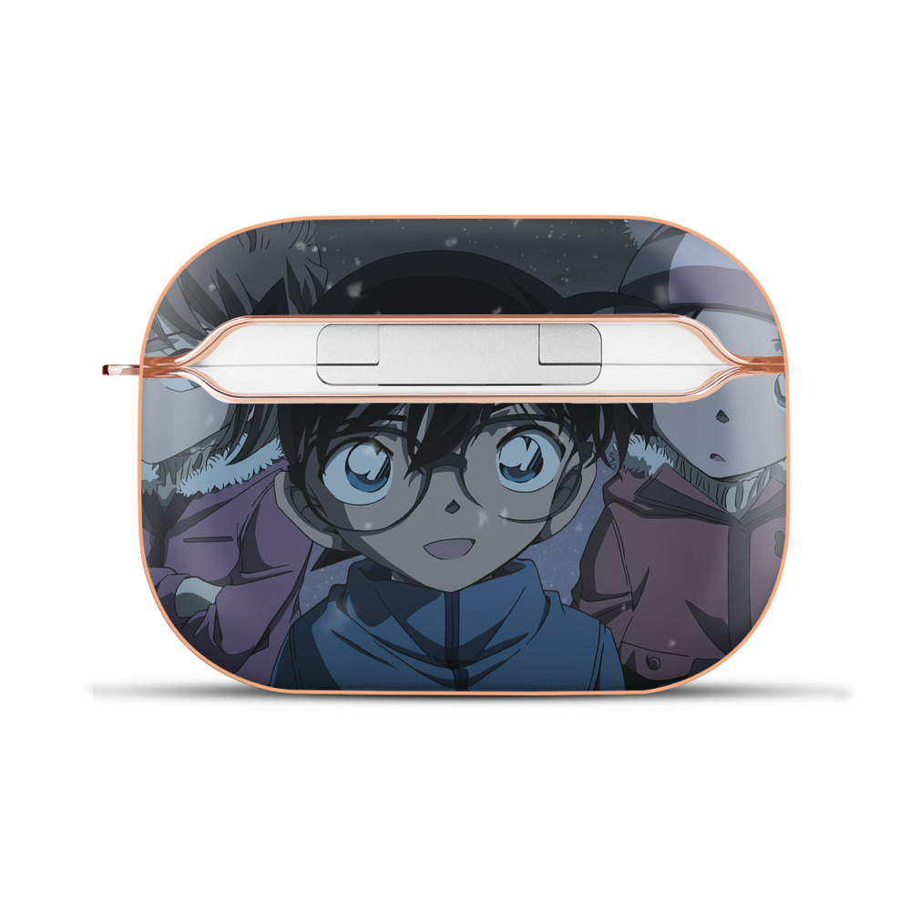 （画像用） 名探偵コナン Detective Conan 【AirPods Pro用】ハードシェル保護ケース｜耐衝撃・防指紋・カラビナ付き商品仕様