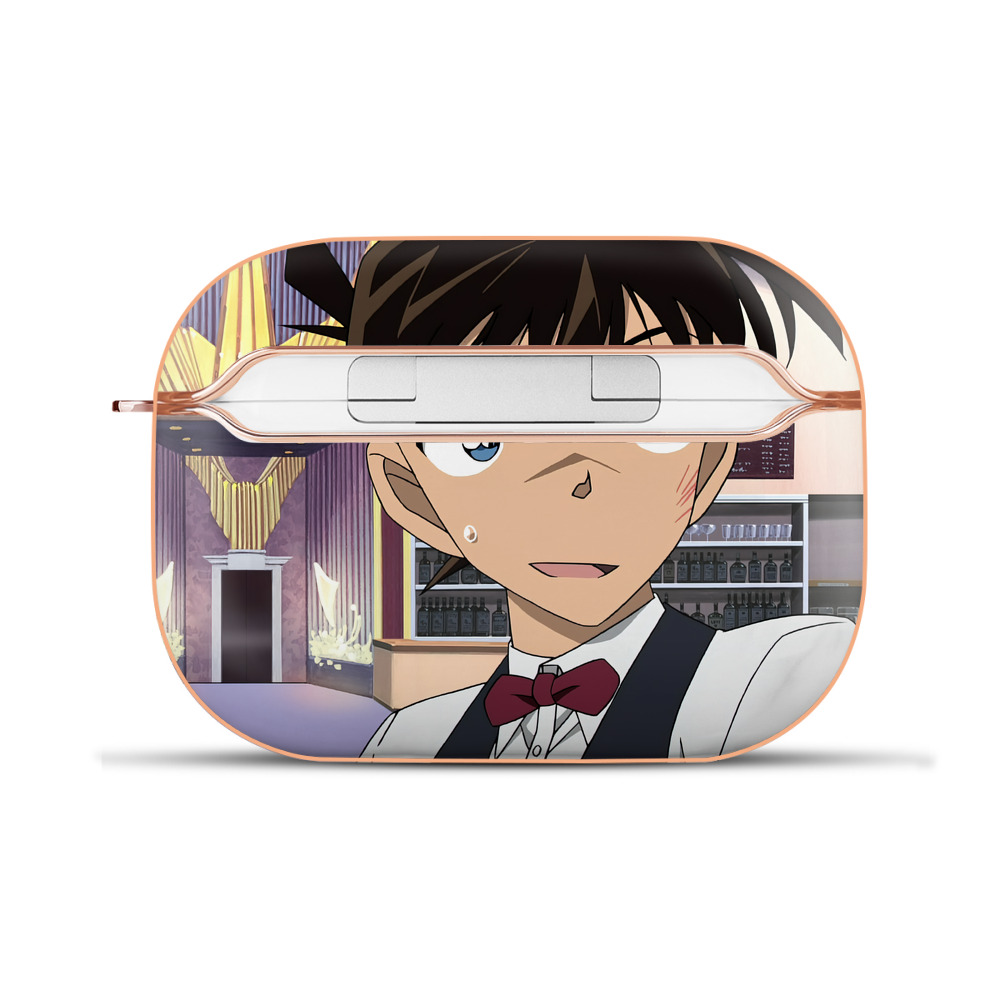 （画像用） 名探偵コナン Detective Conan 【AirPods Pro用】ハードシェル保護ケース｜耐衝撃・防指紋・カラビナ付き商品仕様