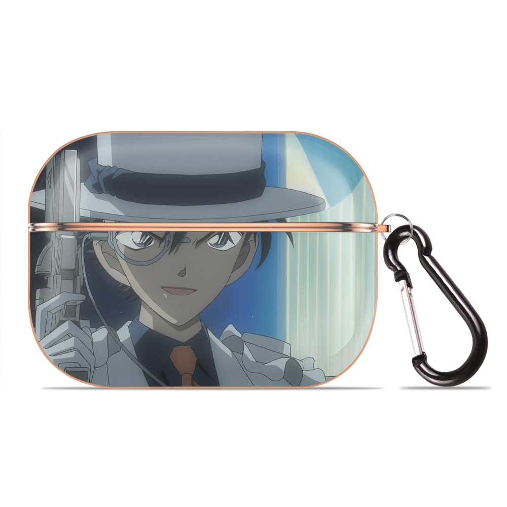 （画像用） 名探偵コナン Detective Conan 【AirPods Pro用】ハードシェル保護ケース｜耐衝撃・防指紋・カラビナ付き商品仕様
