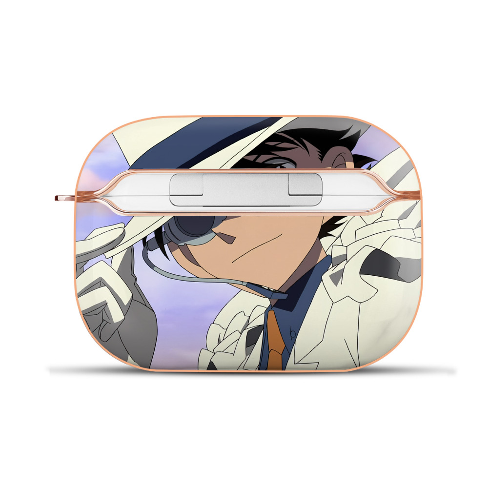 （画像用） 名探偵コナン Detective Conan 【AirPods Pro用】ハードシェル保護ケース｜耐衝撃・防指紋・カラビナ付き商品仕様