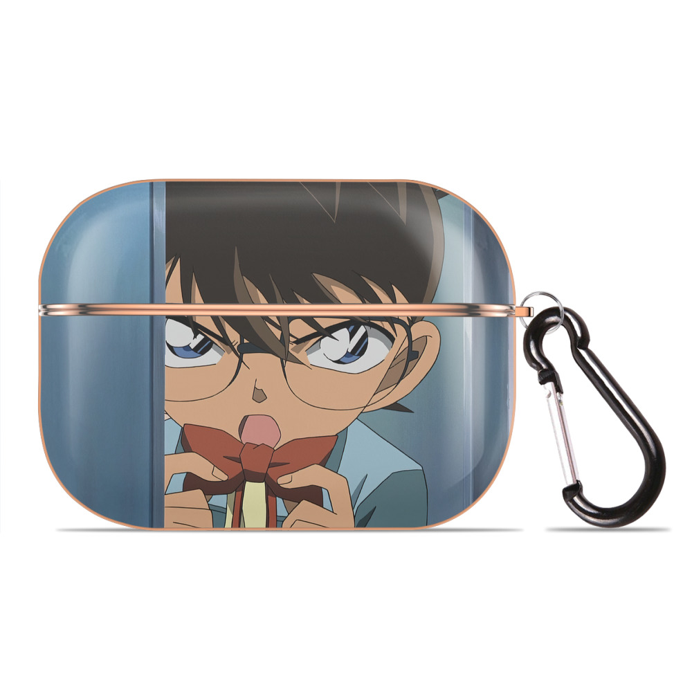 （画像用） 名探偵コナン Detective Conan 【AirPods Pro用】ハードシェル保護ケース｜耐衝撃・防指紋・カラビナ付き商品仕様