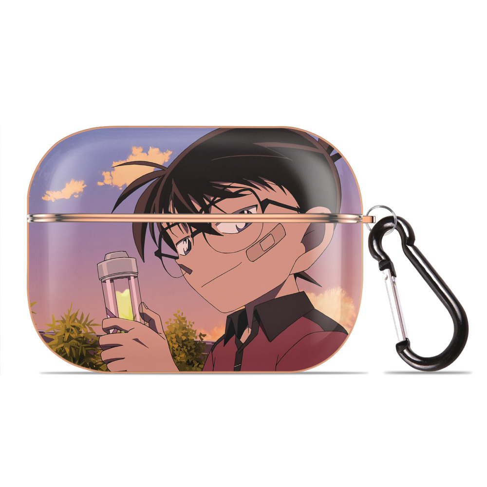 （画像用） 名探偵コナン Detective Conan 【AirPods Pro用】ハードシェル保護ケース｜耐衝撃・防指紋・カラビナ付き商品仕様