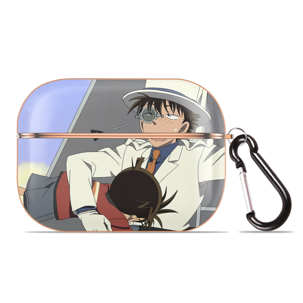 （画像用） 名探偵コナン Detective Conan 【AirPods Pro用】ハードシェル保護ケース｜耐衝撃・防指紋・カラビナ付き商品仕様