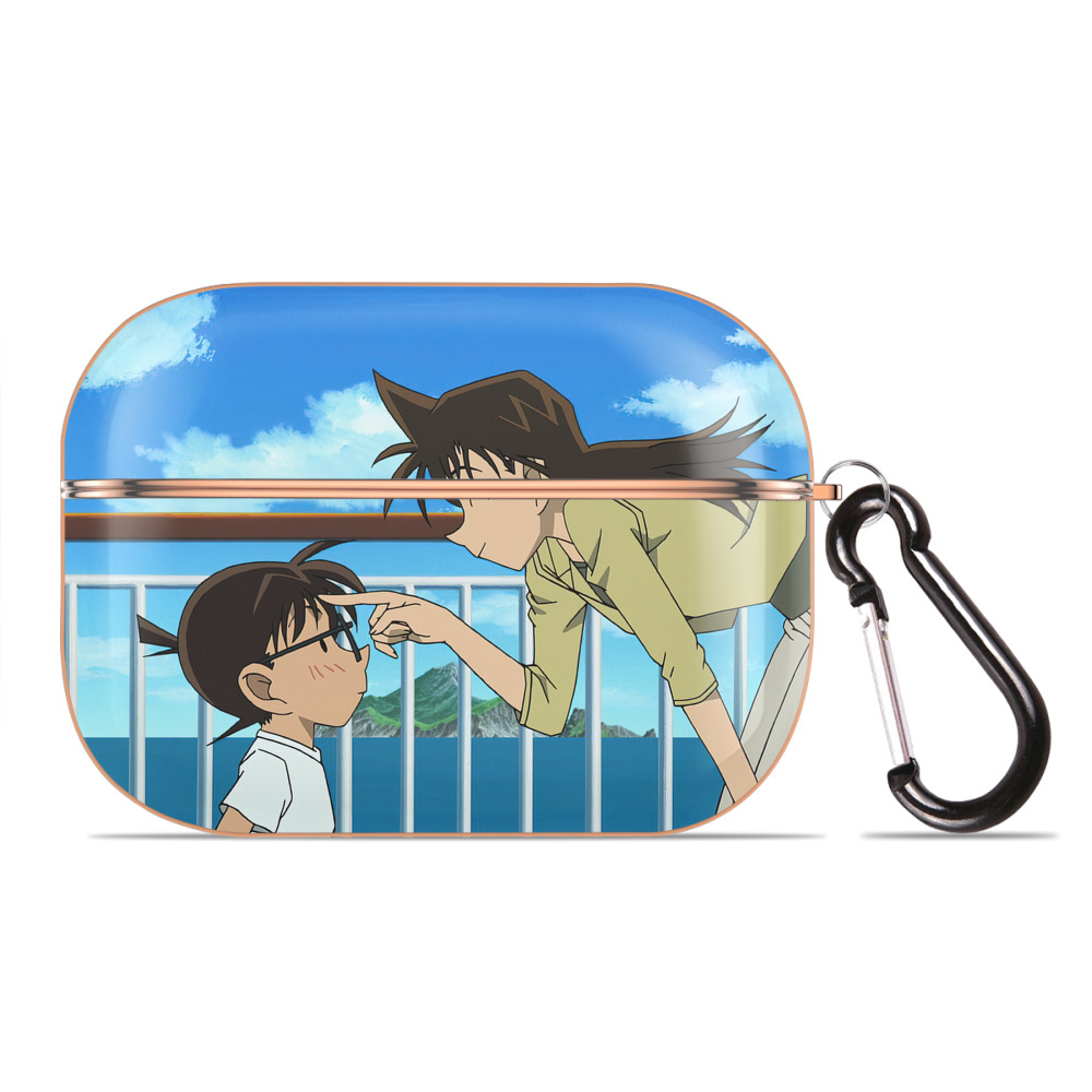 （画像用） 名探偵コナン Detective Conan 【AirPods Pro用】ハードシェル保護ケース｜耐衝撃・防指紋・カラビナ付き商品仕様