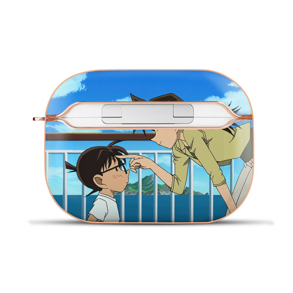 （画像用） 名探偵コナン Detective Conan 【AirPods Pro用】ハードシェル保護ケース｜耐衝撃・防指紋・カラビナ付き商品仕様