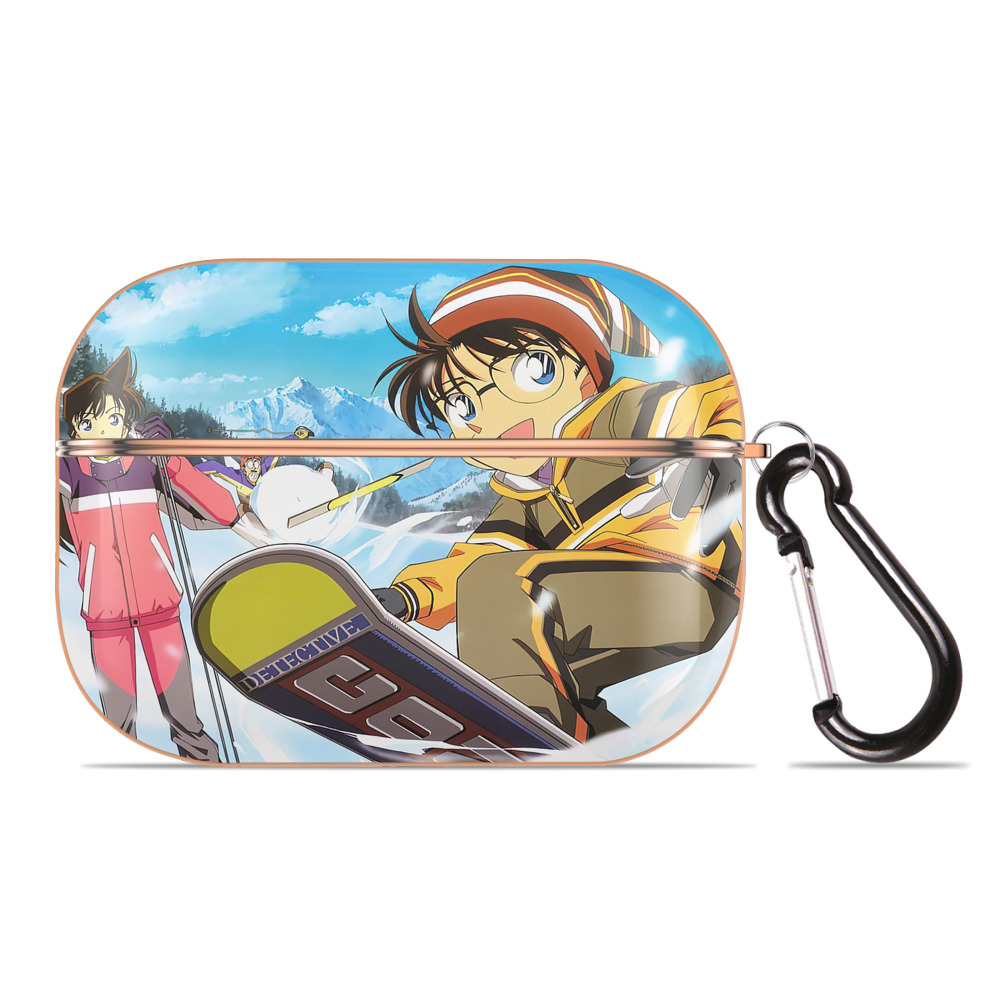 （画像用） 名探偵コナン Detective Conan 【AirPods Pro用】ハードシェル保護ケース｜耐衝撃・防指紋・カラビナ付き商品仕様