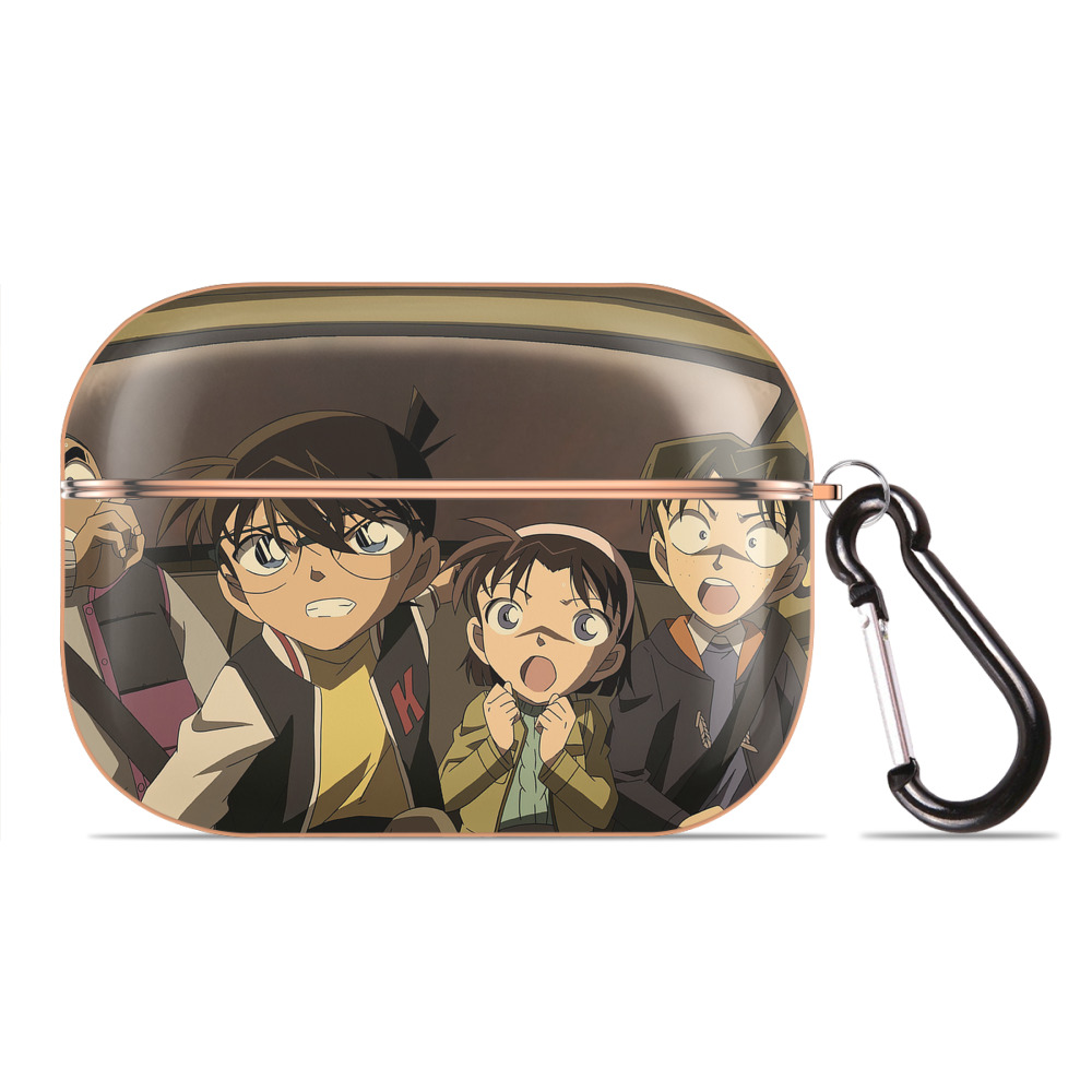 （画像用） 名探偵コナン Detective Conan 【AirPods Pro用】ハードシェル保護ケース｜耐衝撃・防指紋・カラビナ付き商品仕様