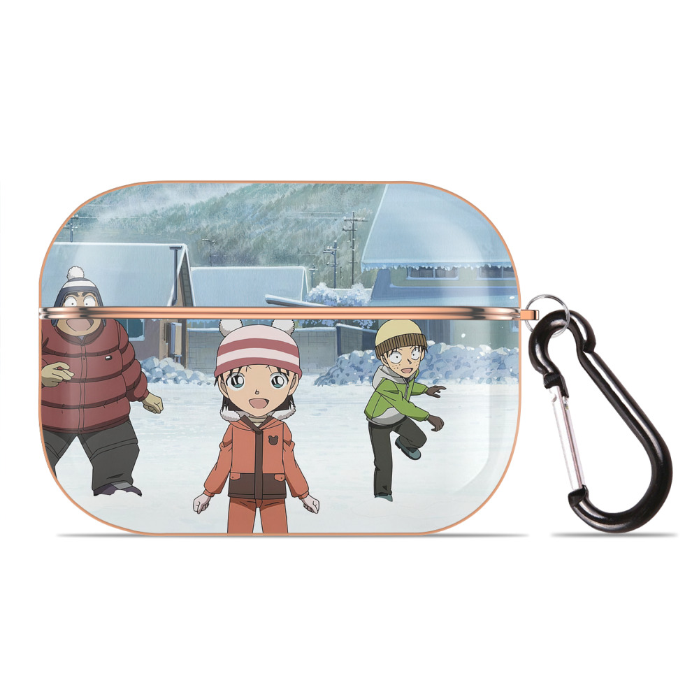 （画像用） 名探偵コナン Detective Conan 【AirPods Pro用】ハードシェル保護ケース｜耐衝撃・防指紋・カラビナ付き商品仕様