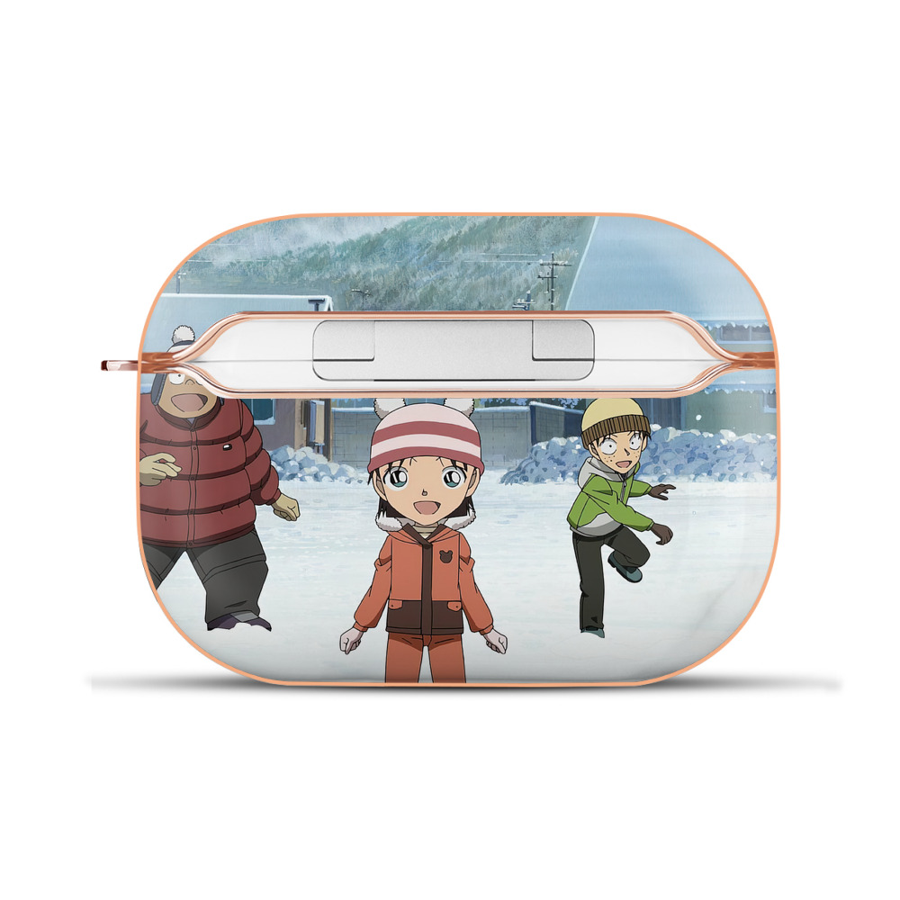 （画像用） 名探偵コナン Detective Conan 【AirPods Pro用】ハードシェル保護ケース｜耐衝撃・防指紋・カラビナ付き商品仕様
