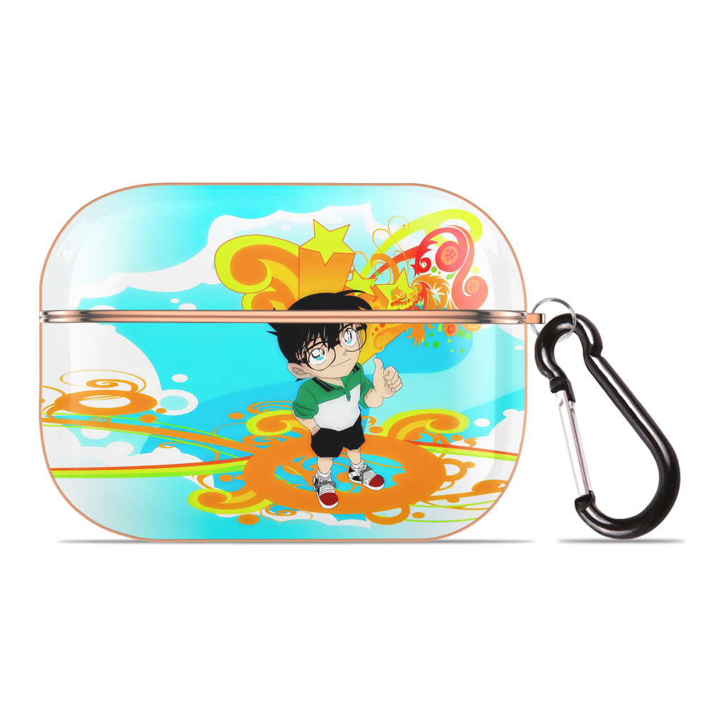 （画像用） 名探偵コナン Detective Conan 【AirPods Pro用】ハードシェル保護ケース｜耐衝撃・防指紋・カラビナ付き商品仕様
