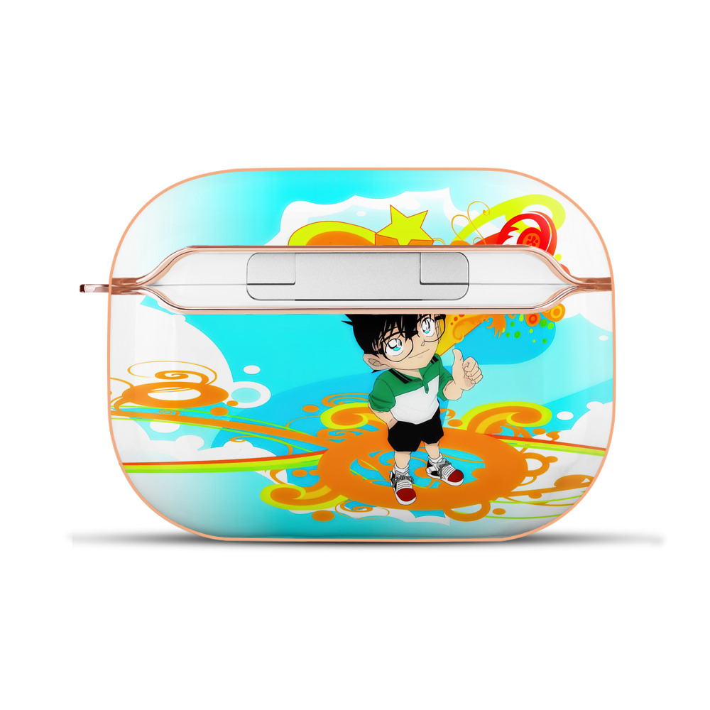 （画像用） 名探偵コナン Detective Conan 【AirPods Pro用】ハードシェル保護ケース｜耐衝撃・防指紋・カラビナ付き商品仕様