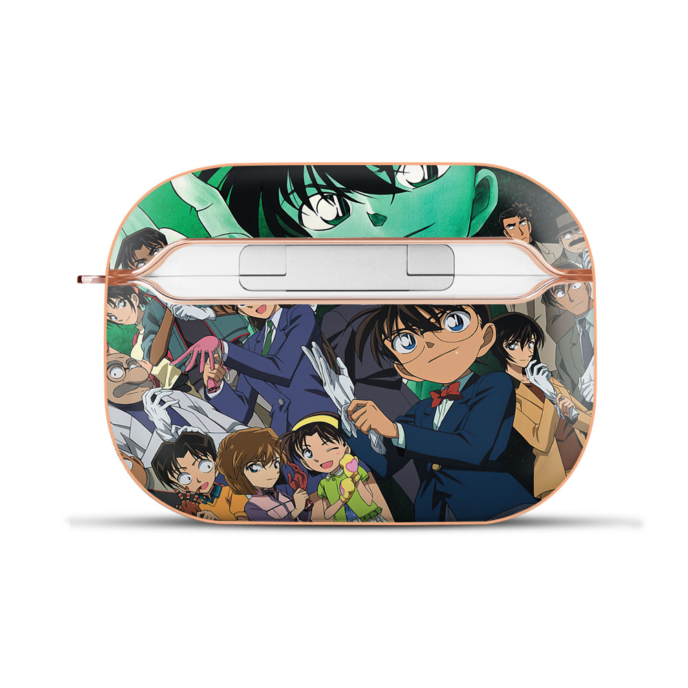 （画像用） 名探偵コナン Detective Conan 【AirPods Pro用】ハードシェル保護ケース｜耐衝撃・防指紋・カラビナ付き商品仕様
