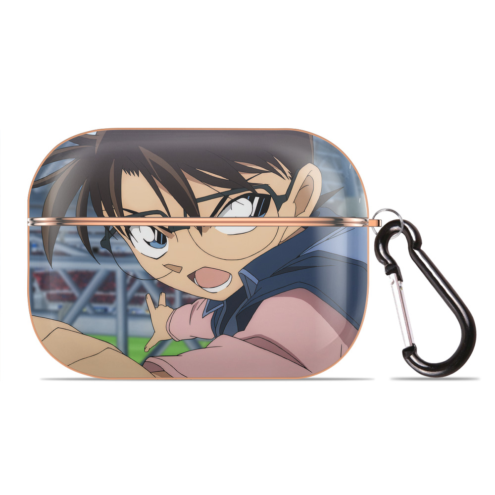 （画像用） 名探偵コナン Detective Conan 【AirPods Pro用】ハードシェル保護ケース｜耐衝撃・防指紋・カラビナ付き商品仕様