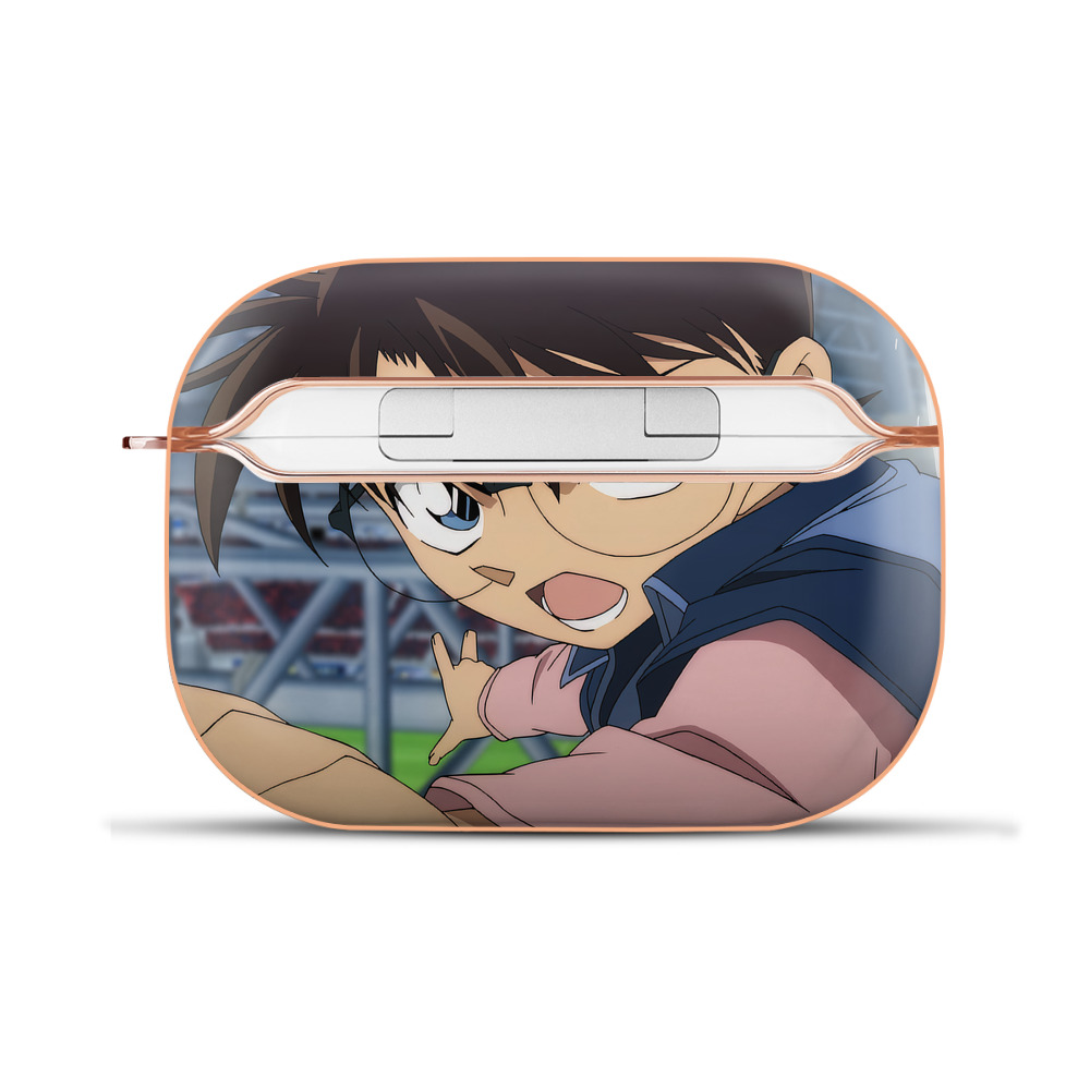 （画像用） 名探偵コナン Detective Conan 【AirPods Pro用】ハードシェル保護ケース｜耐衝撃・防指紋・カラビナ付き商品仕様