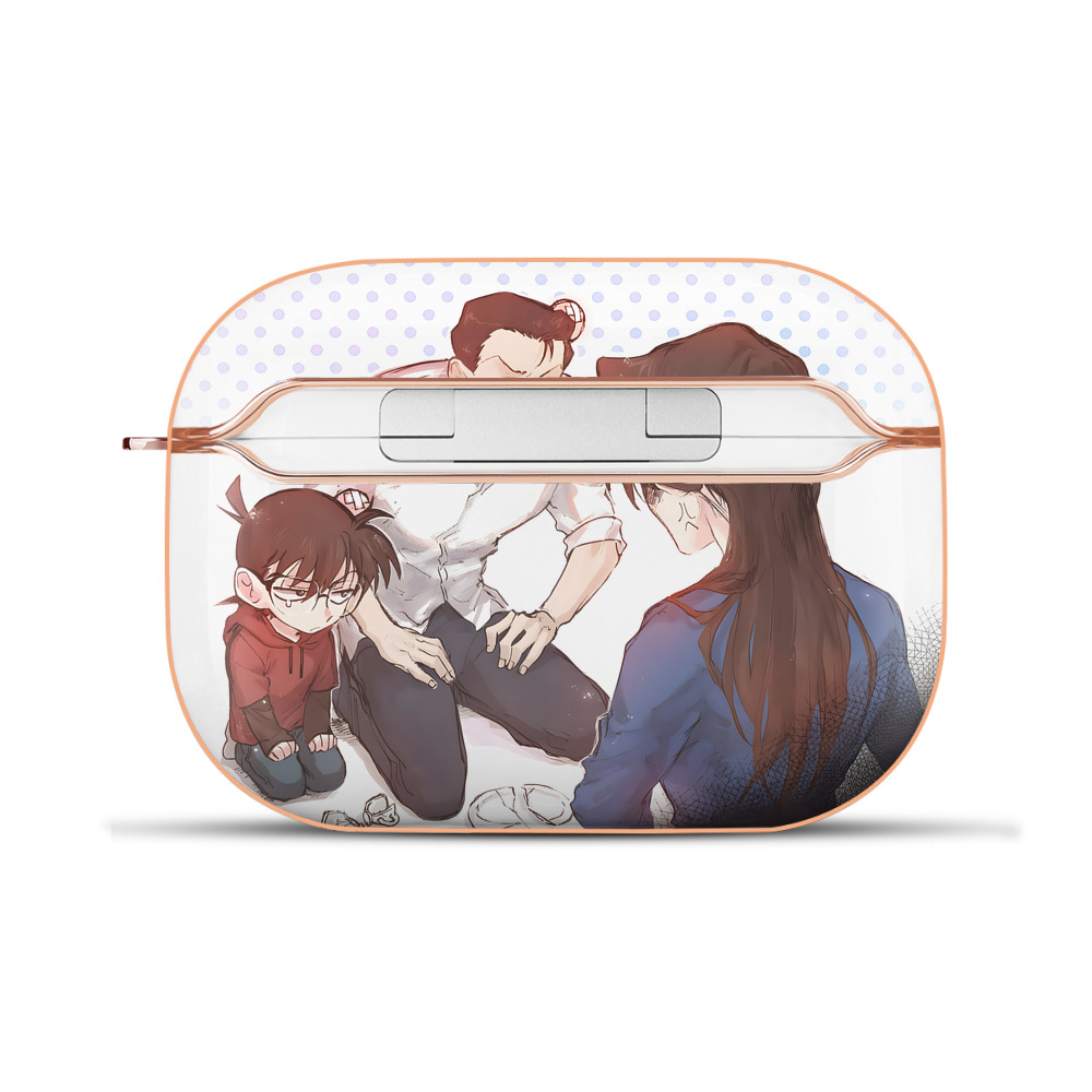 （画像用） 名探偵コナン Detective Conan 【AirPods Pro用】ハードシェル保護ケース｜耐衝撃・防指紋・カラビナ付き商品仕様