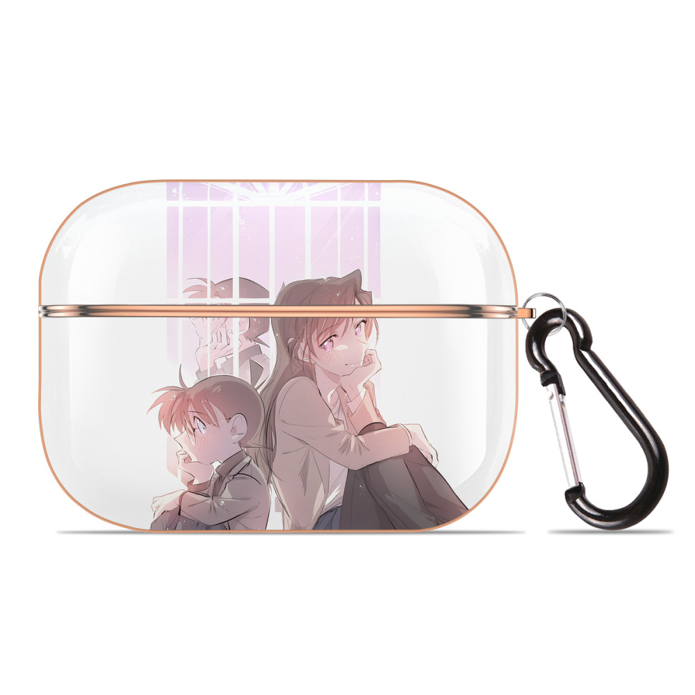 （画像用） 名探偵コナン Detective Conan 【AirPods Pro用】ハードシェル保護ケース｜耐衝撃・防指紋・カラビナ付き商品仕様