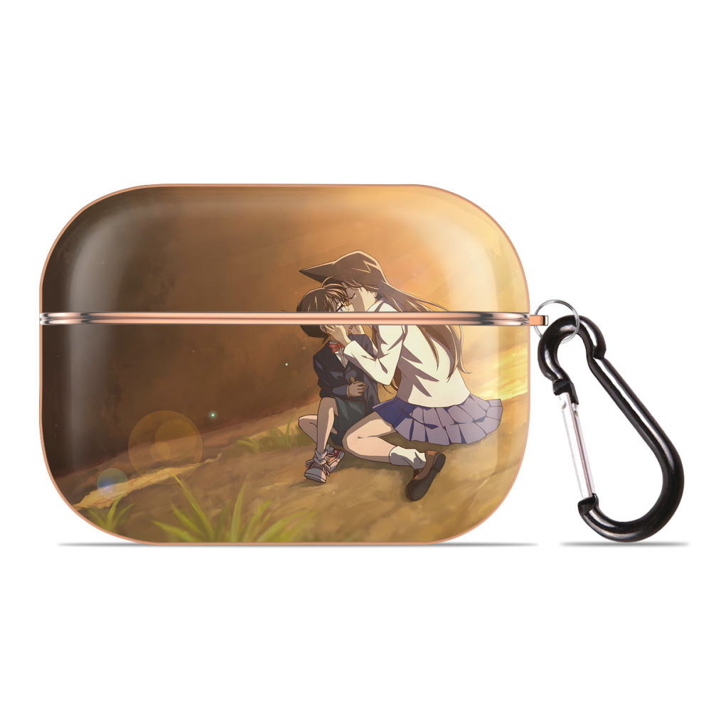（画像用） 名探偵コナン Detective Conan 【AirPods Pro用】ハードシェル保護ケース｜耐衝撃・防指紋・カラビナ付き商品仕様