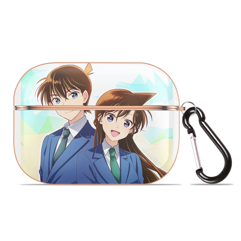 （画像用） 名探偵コナン Detective Conan 【AirPods Pro用】ハードシェル保護ケース｜耐衝撃・防指紋・カラビナ付き商品仕様