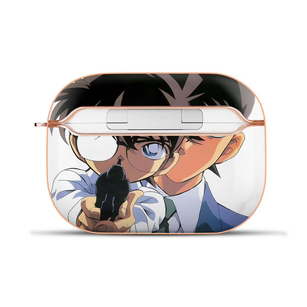 （画像用） 名探偵コナン Detective Conan 【AirPods Pro用】ハードシェル保護ケース｜耐衝撃・防指紋・カラビナ付き商品仕様