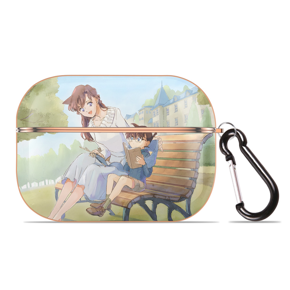 （画像用） 名探偵コナン Detective Conan 【AirPods Pro用】ハードシェル保護ケース｜耐衝撃・防指紋・カラビナ付き商品仕様