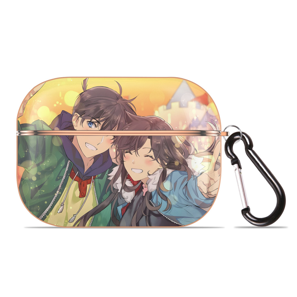 （画像用） 名探偵コナン Detective Conan 【AirPods Pro用】ハードシェル保護ケース｜耐衝撃・防指紋・カラビナ付き商品仕様