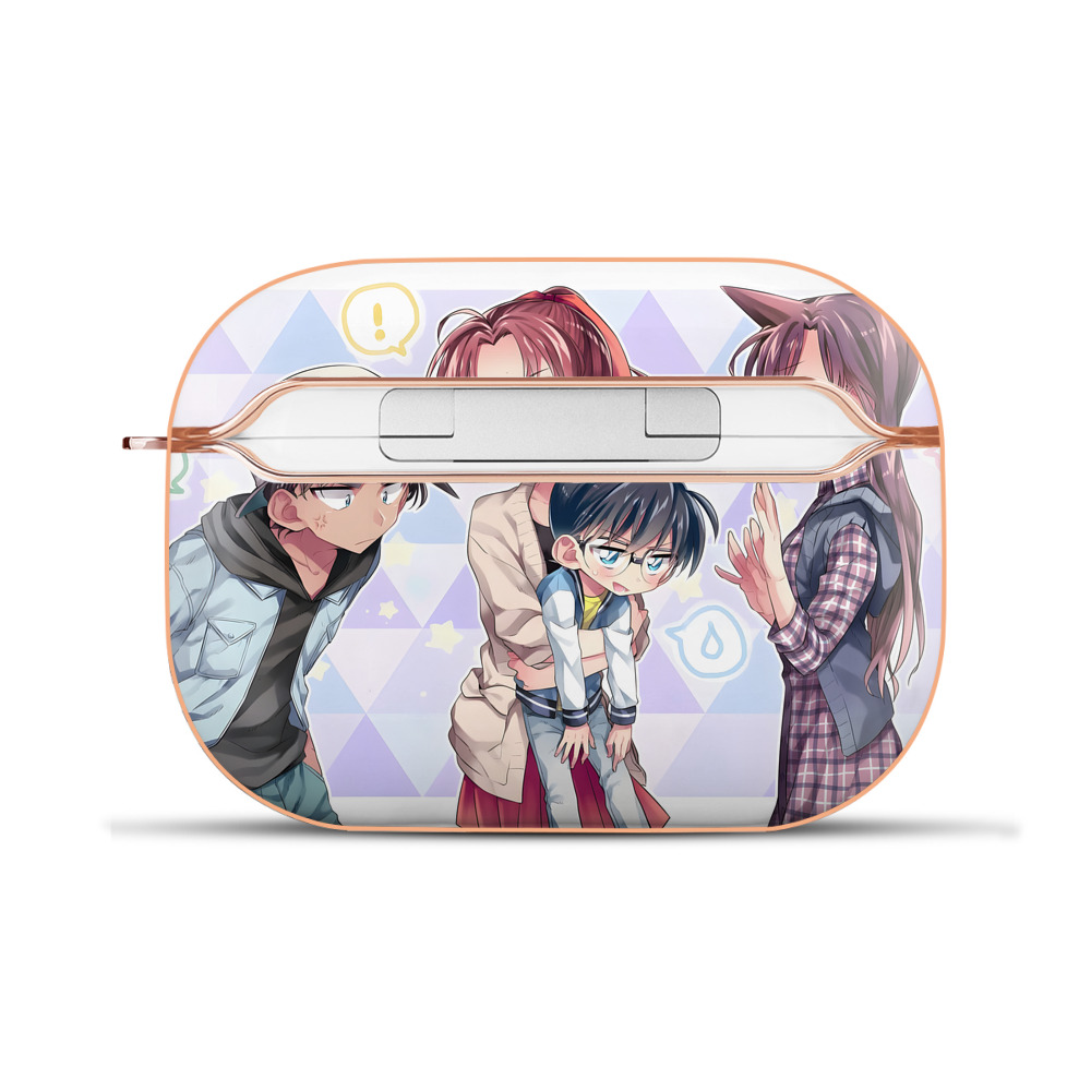 （画像用） 名探偵コナン Detective Conan 【AirPods Pro用】ハードシェル保護ケース｜耐衝撃・防指紋・カラビナ付き商品仕様