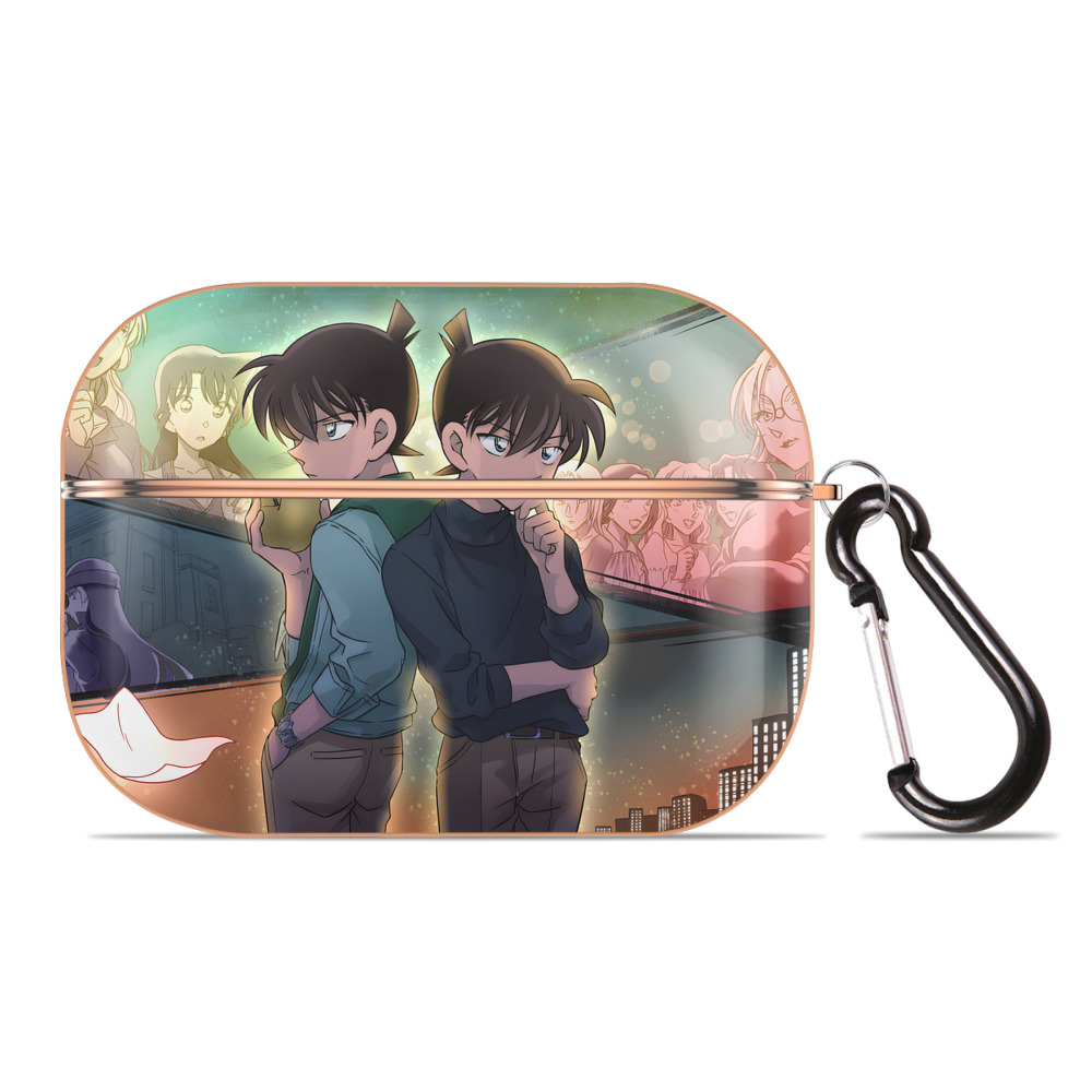 （画像用） 名探偵コナン Detective Conan 【AirPods Pro用】ハードシェル保護ケース｜耐衝撃・防指紋・カラビナ付き商品仕様