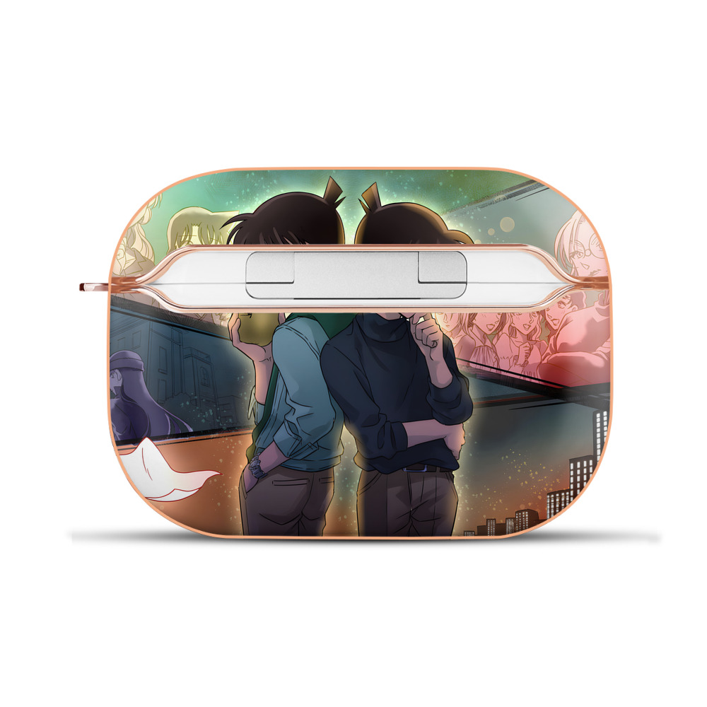 （画像用） 名探偵コナン Detective Conan 【AirPods Pro用】ハードシェル保護ケース｜耐衝撃・防指紋・カラビナ付き商品仕様