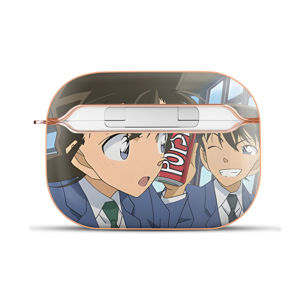 （画像用） 名探偵コナン Detective Conan 【AirPods Pro用】ハードシェル保護ケース｜耐衝撃・防指紋・カラビナ付き商品仕様
