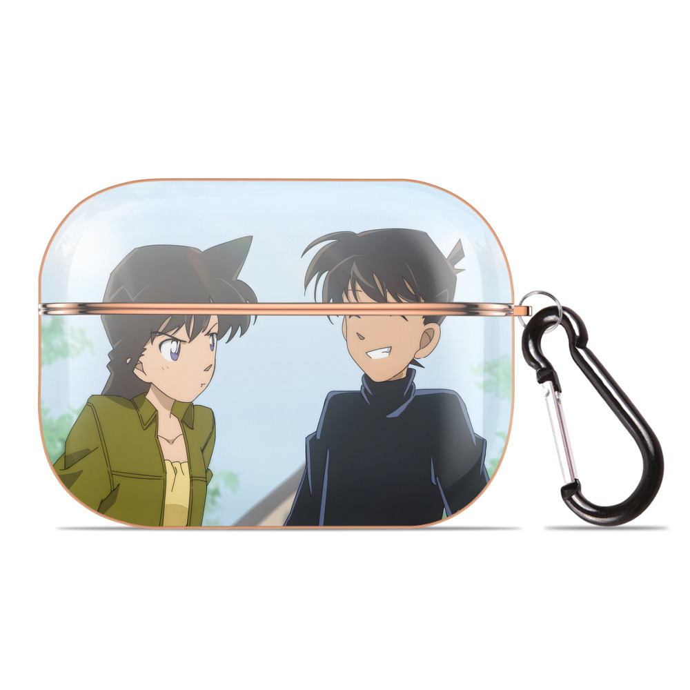 （画像用） 名探偵コナン Detective Conan 【AirPods Pro用】ハードシェル保護ケース｜耐衝撃・防指紋・カラビナ付き商品仕様