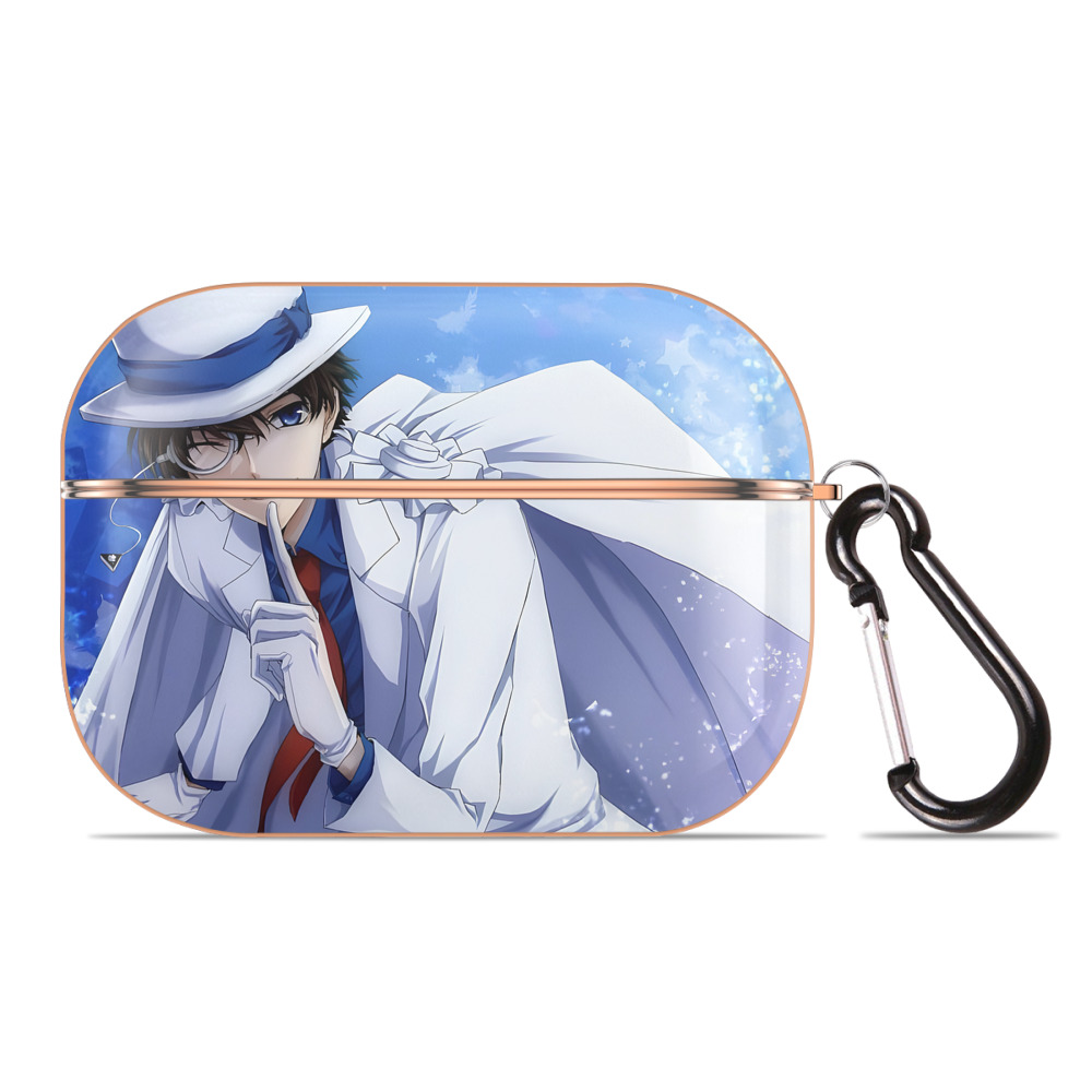 （画像用） 名探偵コナン Detective Conan 【AirPods Pro用】ハードシェル保護ケース｜耐衝撃・防指紋・カラビナ付き商品仕様