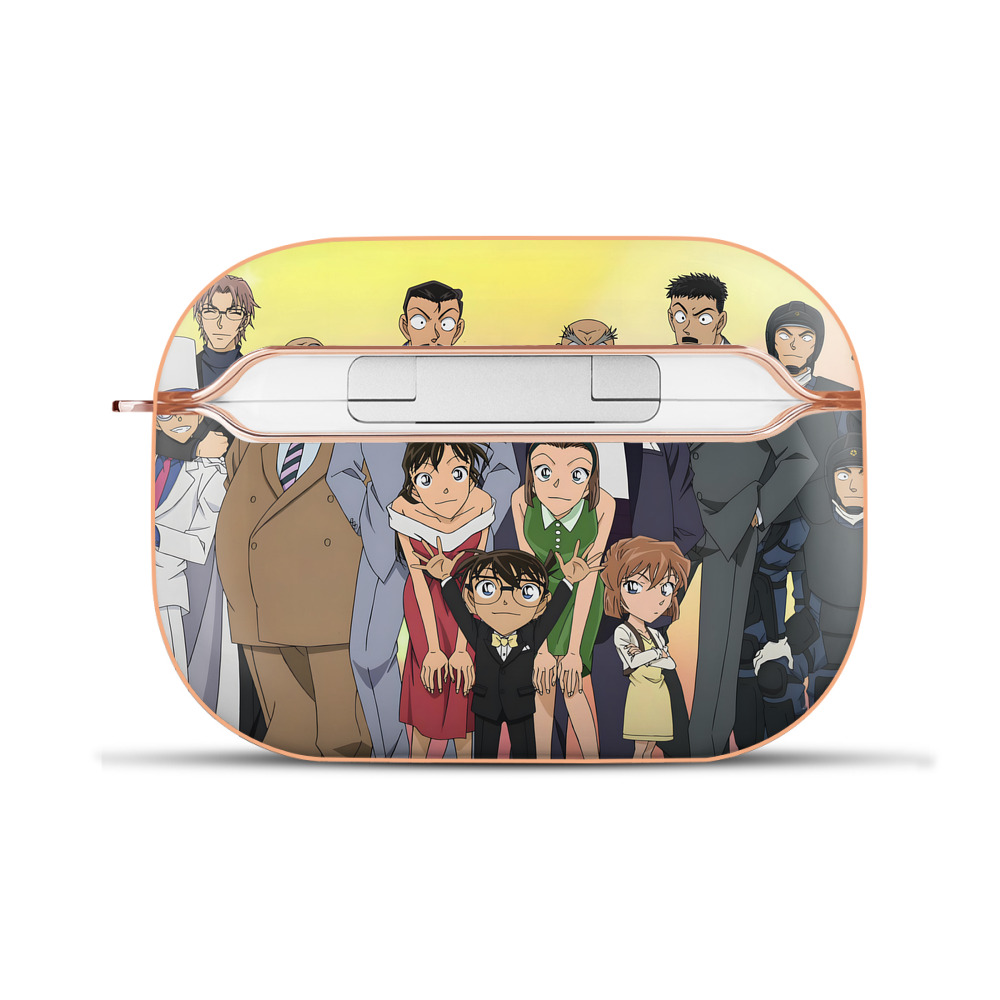 （画像用） 名探偵コナン Detective Conan 【AirPods Pro用】ハードシェル保護ケース｜耐衝撃・防指紋・カラビナ付き商品仕様