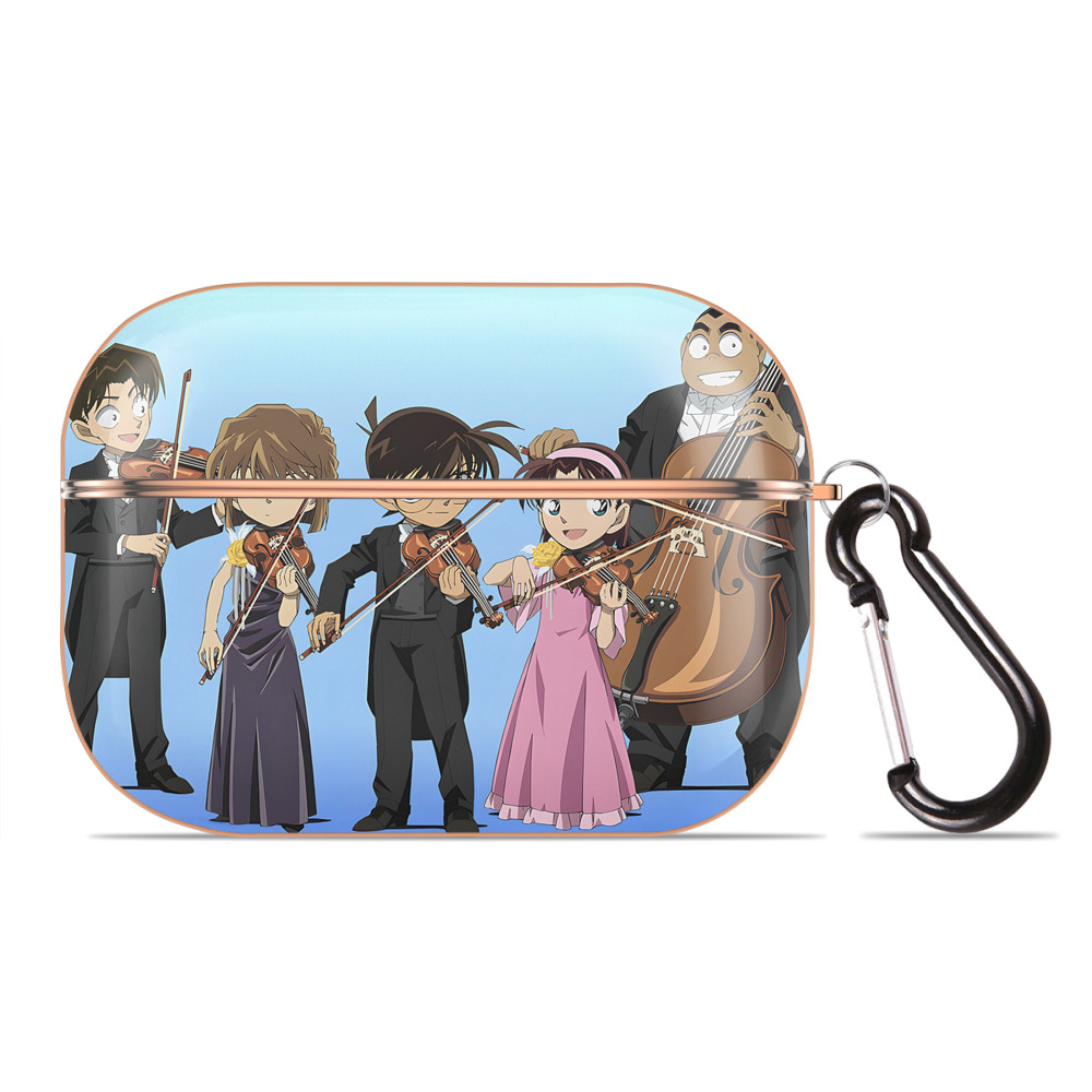 （画像用） 名探偵コナン Detective Conan 【AirPods Pro用】ハードシェル保護ケース｜耐衝撃・防指紋・カラビナ付き商品仕様
